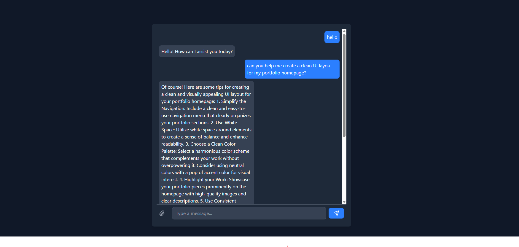 AI Chat Bot preview